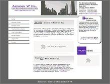 Tablet Screenshot of crimlawchicago.com